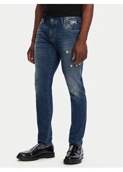 Dolce&Gabbana Jeansy GY07CD G8LN7 Granatowy Slim Fit ze sklepu MODIVO w kategorii Jeansy męskie - zdjęcie 182661270