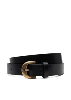 Calvin Klein Jeans Pasek Damski Casual Center Pin Buckle 25MM LV04K7009G Czarny ze sklepu MODIVO w kategorii Paski damskie - zdjęcie 182661283