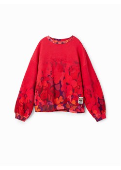 Desigual Bluza 23WGSK05 Czerwony Regular Fit ze sklepu MODIVO w kategorii Bluzy dziewczęce - zdjęcie 182661334