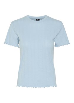 Pieces T-Shirt Fia 17155480 Błękitny Regular Fit ze sklepu MODIVO w kategorii Bluzki damskie - zdjęcie 182661422