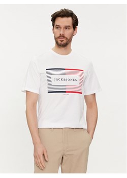 Jack&Jones T-Shirt Cyrus 12247810 Biały Standard Fit ze sklepu MODIVO w kategorii T-shirty męskie - zdjęcie 182661463