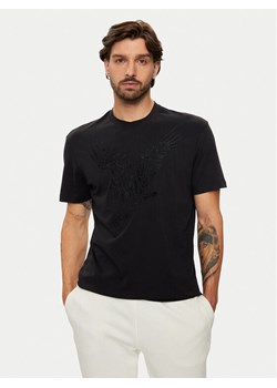 Armani Exchange T-Shirt 6DZTAD ZJ9TZ 1200 Czarny Regular Fit ze sklepu MODIVO w kategorii T-shirty męskie - zdjęcie 182661492