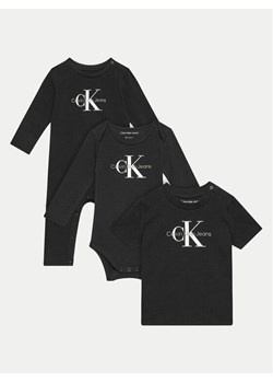 Calvin Klein Jeans Komplet dziecięcy Monlogo Essentials Giftpack IN0IN00212 Czarny Regular Fit ze sklepu MODIVO w kategorii Odzież dla niemowląt - zdjęcie 182661561