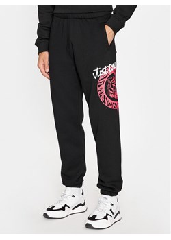 Just Cavalli Spodnie dresowe 75OAAG02 Czarny Regular Fit ze sklepu MODIVO w kategorii Spodnie męskie - zdjęcie 182661654