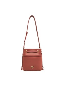PINKO Torebka SECCHIELLO MINI 104303 A29Q L84Q Brązowy ze sklepu MODIVO w kategorii Torebki worki - zdjęcie 182661701