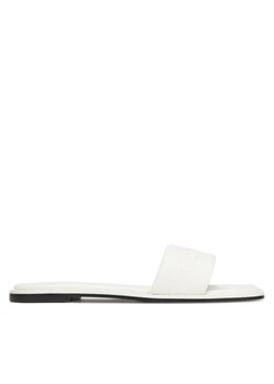 Calvin Klein Klapki Flat Slide - He HW0HW02378 Biały ze sklepu MODIVO w kategorii Klapki damskie - zdjęcie 182661812