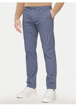 Bugatti Chinosy 4134 56369A Niebieski Slim Fit ze sklepu MODIVO w kategorii Spodnie męskie - zdjęcie 182661820
