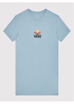 Vans Sukienka codzienna Poppin Poppies VN0A7YVG Niebieski Regular Fit ze sklepu MODIVO w kategorii Sukienki dziewczęce - zdjęcie 182661851