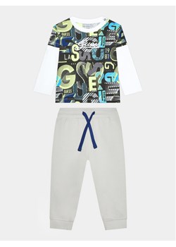 Guess Komplet bluzka i spodnie I3BG05 I3Z13 Żółty Regular Fit ze sklepu MODIVO w kategorii Komplety niemowlęce - zdjęcie 182661904