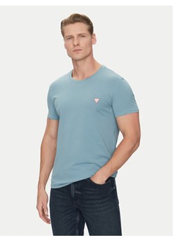 Guess T-Shirt M2YI24 J1314 Niebieski Slim Fit ze sklepu MODIVO w kategorii T-shirty męskie - zdjęcie 182661910