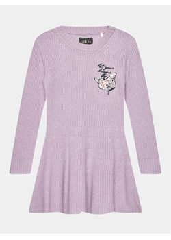 Guess Sukienka codzienna K3BK20 Z39T0 Fioletowy Regular Fit ze sklepu MODIVO w kategorii Sukienki dziewczęce - zdjęcie 182661923