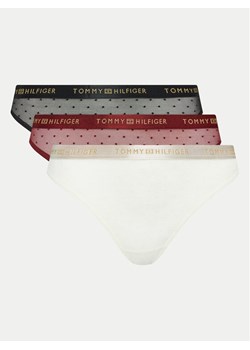 Tommy Hilfiger Komplet 3 par stringów UW0UW05534 Kolorowy ze sklepu MODIVO w kategorii Majtki damskie - zdjęcie 182661942