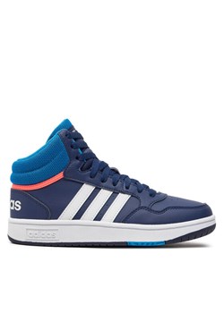 adidas Sneakersy Hoops Mid 3.0 K GW0400 Granatowy ze sklepu MODIVO w kategorii Buty sportowe dziecięce - zdjęcie 182661984
