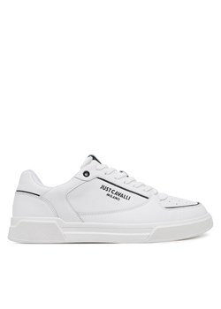 Just Cavalli Sneakersy 78QA3SB2 ZPA91 Biały ze sklepu MODIVO w kategorii Buty sportowe męskie - zdjęcie 182662062