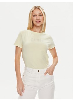 Guess T-Shirt Skylar V4GI09 J1314 Zielony Slim Fit ze sklepu MODIVO w kategorii Bluzki damskie - zdjęcie 182662073