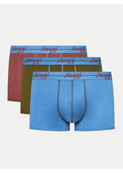 Sloggi Komplet 3 par bokserek 10207045 Kolorowy ze sklepu MODIVO w kategorii Majtki męskie - zdjęcie 182662230