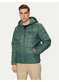 Quiksilver Kurtka przejściowa Check Mate EQYJK04095 Zielony Regular Fit ze sklepu MODIVO w kategorii Kurtki męskie - zdjęcie 182662262
