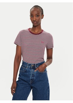 Levi's® T-Shirt Perfect 39185-0350 Bordowy Regular Fit ze sklepu MODIVO w kategorii Bluzki damskie - zdjęcie 182662283