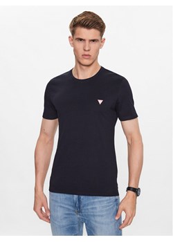 Guess T-Shirt M2YI36 I3Z14 Granatowy Slim Fit ze sklepu MODIVO w kategorii T-shirty męskie - zdjęcie 182662300