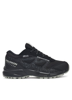 Salomon Trekkingi Outway Climasalomon™ Waterproof L47734100 Czarny ze sklepu MODIVO w kategorii Buty trekkingowe dziecięce - zdjęcie 182662451
