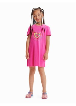 Desigual Sukienka codzienna 23SGVK09 Różowy Regular Fit ze sklepu MODIVO w kategorii Sukienki dziewczęce - zdjęcie 182662624