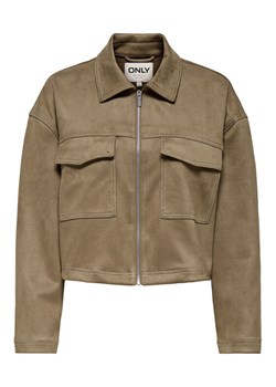 ONLY Kurtka z imitacji skóry Stina 15351260 Brązowy Regular Fit ze sklepu MODIVO w kategorii Kurtki damskie - zdjęcie 182662642