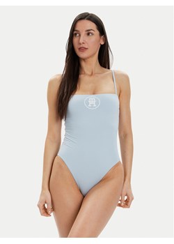 Tommy Hilfiger Strój kąpielowy UW0UW05393 Błękitny ze sklepu MODIVO w kategorii Stroje kąpielowe - zdjęcie 182662670