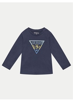 Guess Bluzka N4YI36 K8HM4 Granatowy Regular Fit ze sklepu MODIVO w kategorii T-shirty chłopięce - zdjęcie 182662733