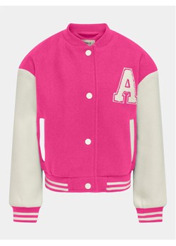 Kids ONLY Kurtka bomber Silja 15310959 Różowy Regular Fit ze sklepu MODIVO w kategorii Kurtki dziewczęce - zdjęcie 182662734