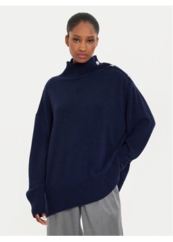 Kontatto Golf 3M0170 Granatowy Relaxed Fit ze sklepu MODIVO w kategorii Swetry damskie - zdjęcie 182662763