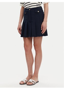 Tommy Hilfiger Spódnica plisowana WW0WW44731 Granatowy Regular Fit ze sklepu MODIVO w kategorii Spódnice - zdjęcie 182662770