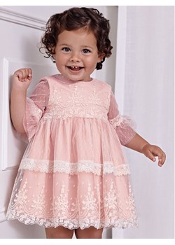 Abel & Lula Sukienka elegancka 5014 Różowy Regular Fit ze sklepu MODIVO w kategorii Sukienki niemowlęce - zdjęcie 182663003