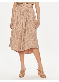 TWINSET Spódnica trapezowa 241TT2114 Beżowy Loose Fit ze sklepu MODIVO w kategorii Spódnice - zdjęcie 182663031