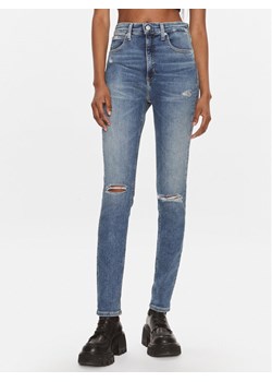 Calvin Klein Jeans Jeansy J20J222143 Niebieski Skinny Fit ze sklepu MODIVO w kategorii Jeansy damskie - zdjęcie 182663110