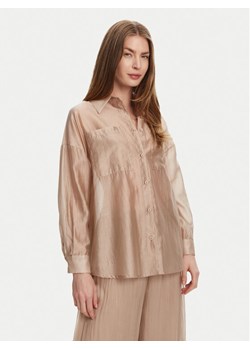 Bomboogie Koszula SW9007TLYA5 Beżowy Relaxed Fit ze sklepu MODIVO w kategorii Koszule damskie - zdjęcie 182663122