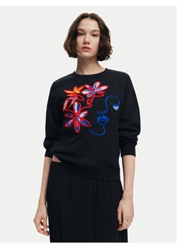 Desigual Bluza Lady 24WWSK16 Czarny Regular Fit ze sklepu MODIVO w kategorii Bluzy damskie - zdjęcie 182663222