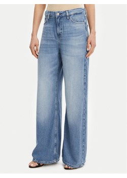 Guess Jeansy W5GA82 D5B94 Niebieski Wide Leg ze sklepu MODIVO w kategorii Jeansy damskie - zdjęcie 182663323