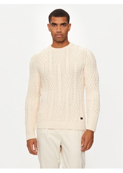 JOOP! Jeans Sweter 15 JJK-07Silano 30043085 Beżowy Modern Fit ze sklepu MODIVO w kategorii Swetry męskie - zdjęcie 182663483