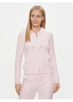 Juicy Couture Bluza Robertson JCAP176 Różowy Slim Fit ze sklepu MODIVO w kategorii Bluzy damskie - zdjęcie 182663600