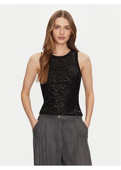 Guess Top W5GP06 KCS10 Czarny Regular Fit ze sklepu MODIVO w kategorii Bluzki damskie - zdjęcie 182663602