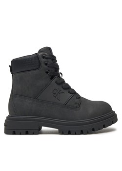 Calvin Klein Jeans Trapery V3X5-81095-1492 M Czarny ze sklepu MODIVO w kategorii Buty zimowe dziecięce - zdjęcie 182663694