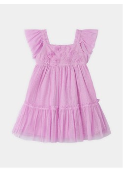Mayoral Sukienka elegancka 3929 Różowy Regular Fit ze sklepu MODIVO w kategorii Sukienki dziewczęce - zdjęcie 182663731
