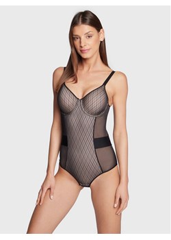Chantelle Body Smooth Lines C11N70 Czarny ze sklepu MODIVO w kategorii Body damskie - zdjęcie 182663740