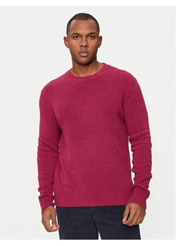 United Colors Of Benetton Sweter 10R2U108E Bordowy Regular Fit ze sklepu MODIVO w kategorii Swetry męskie - zdjęcie 182663764