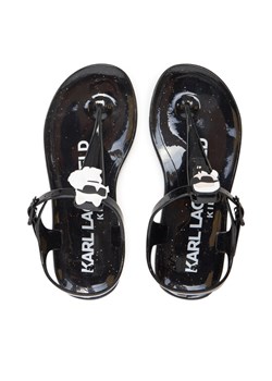 Karl Lagerfeld Kids Sandały Z30370 M Czarny ze sklepu MODIVO w kategorii Sandały dziecięce - zdjęcie 182663813