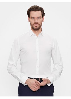 Calvin Klein Koszula K10K112744 Biały Slim Fit ze sklepu MODIVO w kategorii Koszule męskie - zdjęcie 182663953