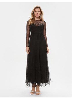 TWINSET Sukienka wieczorowa 232TP2101 Czarny Regular Fit ze sklepu MODIVO w kategorii Sukienki - zdjęcie 182664104