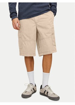 Jack&Jones Szorty materiałowe Jpstcole 12253222 Beżowy Loose Fit ze sklepu MODIVO w kategorii Spodenki męskie - zdjęcie 182664162