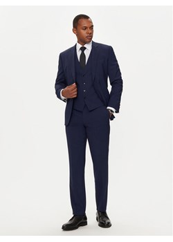 Boss Garnitur H-Huge 50521724 Granatowy Slim Fit ze sklepu MODIVO w kategorii Garnitury męskie - zdjęcie 182664201