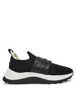 Calvin Klein Sneakersy Runner Slip On - He Nappa HW0HW02415 Czarny ze sklepu MODIVO w kategorii Buty sportowe damskie - zdjęcie 182664213
